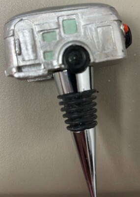 Camper wine bottle stopper