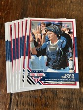 8x EVAN SKOUG 2017 Panini Stars & Stripes LOT Team USA RC #22