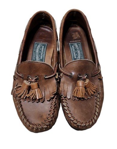 Leather Tassel Loafers Polo Country 