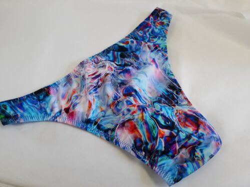 Men Swimsuit tie dye marble thong bikini brief Custom s m l or xl USA - Imagen 3 de 3