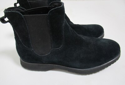 Ugg Men's Briscoe Chelsea Boots Suede Leather Black S/N 1016451 Size 11 USA