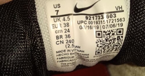 Nike Air Max 97 Women's Running Shoes Size 7 Light Pink/White/Black 921733 603 - Picture 7 of 11