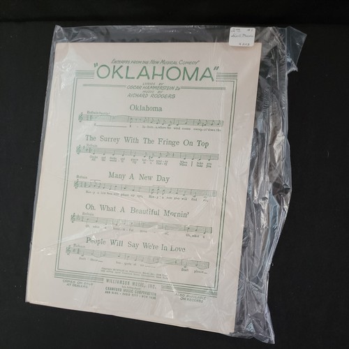 (4) Partituras de piano de colección arte de portada años 1910-50 en fundas espectáculo de ukelele antiguo - Imagen 16 de 16