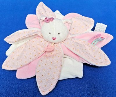 DOUDOU ET COMPAGNIE KÄFER BIENES SCHMUSETUCH KUSCHELTUCH ROSA COMFORTER