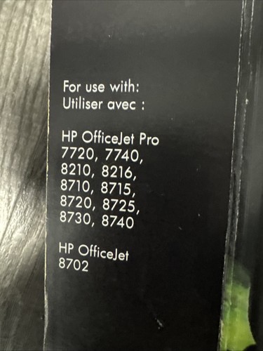 HP 952XL N9K29BN Black Ink Cartige - 2 Pieces EXP: OCT 2020 - Zdjęcie 4 z 8