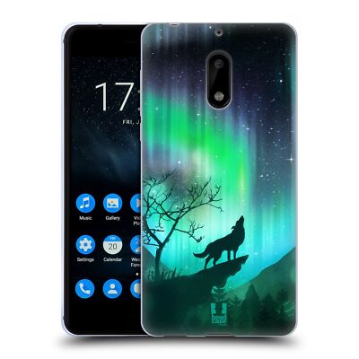 HEAD CASE DESIGNS NORTHERN LIGHTS SOFT GEL CASE FOR NOKIA PHONES 1