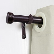 Heavy Duty Curtain Rods for Windows 18 to 88 Inch Adjustable Length 1 Inch Di...