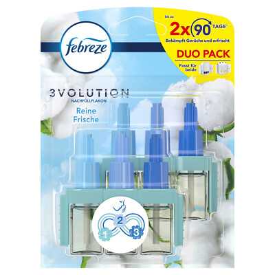1 x Febreze 3Volution Nachfüller Reine Frische Doppelpack (2x20ml)