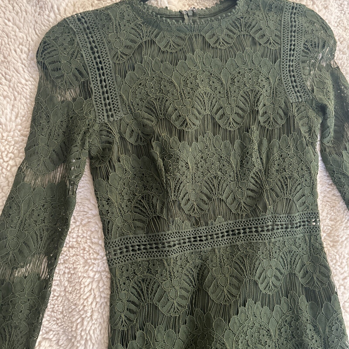Love X Design Green Lace Dress XS | eBay