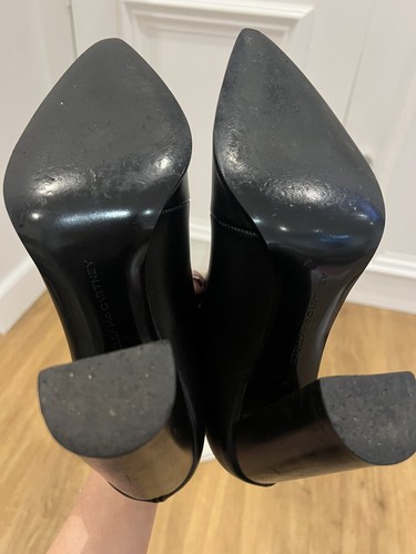 Stella McCartney Black Ankle Boots Heels 38 Net A Porter Revolve Russell Bromley - Picture 4 of 9