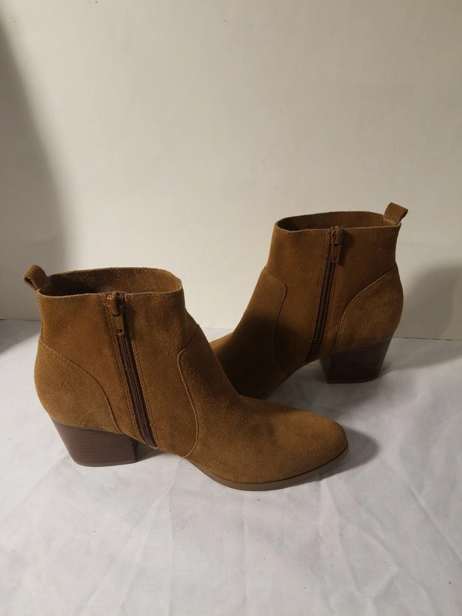 Women s Crown Vintage Saleen Ankle Boot Brown Suede Leather Size