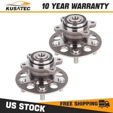 Pair Rear Wheel Hub Bearing Assembly For 06-08 Honda Civic Hybrid 2009-12 Hybrid