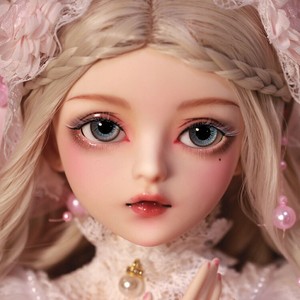 doll makeup and dress