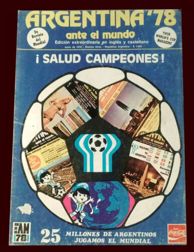 FIFA WORLD CUP 1978 ARGENTINA CHAMPION - Original Magazine