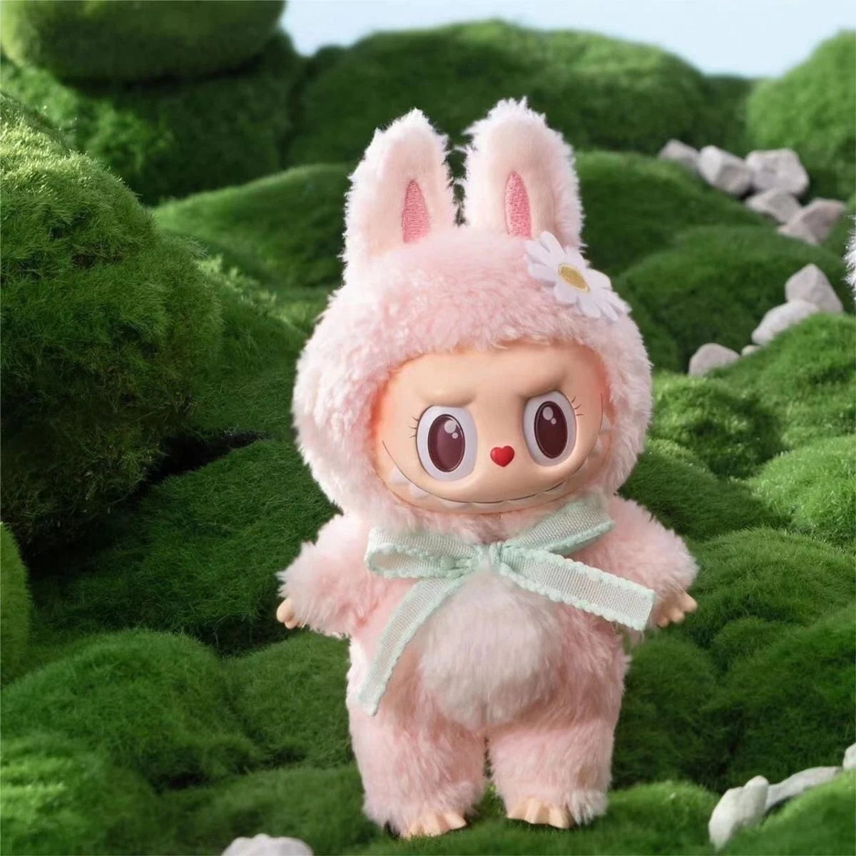 2025 Labubu Monsters Plush Doll Mokoko Sweetheart Series V1