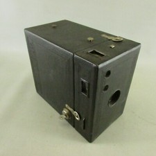 Vintage Antique box camera no strap Display Decorating Black