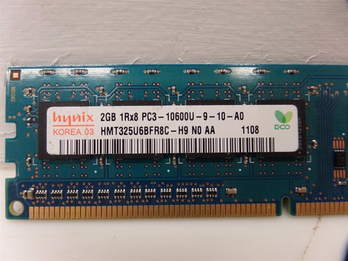Lot Of 6- Hynix HMT325U6BFR8C-H9 2GB PC3-10600 DDR3-1333 Desktop Memory - Picture 3 of 4