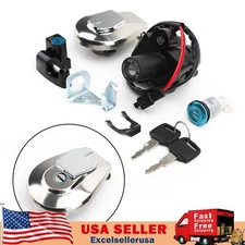 Ignition Switch Fuel Gas Cap Seat Lock Set Keys For Honda CB750 Nighthawk 91-03