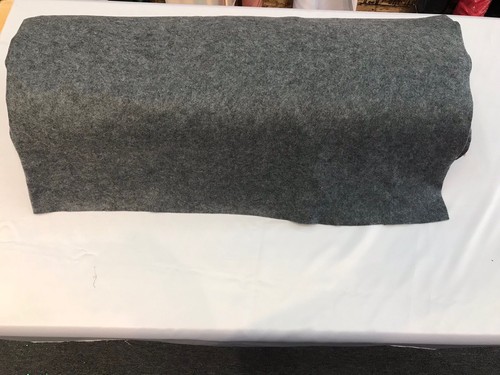 CHARCOAL ACRYLICFELT 72” WIDE-SCHOOL CRAFT-POKER TABLE FABRIC-SOLD BY YARD. - Picture 2 of 5