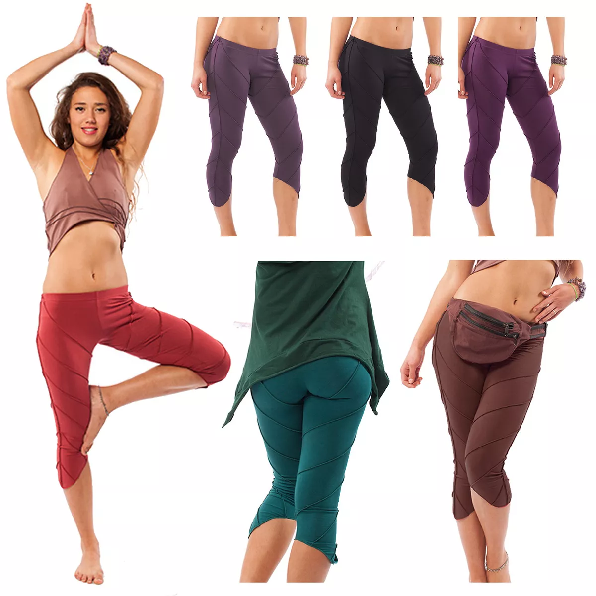 Leggings de algodón orgánico, leggings de yoga pixie, ropa de trance psy del festival | eBay