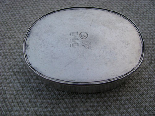 FINE & EARLY POCKET SIZE SILVER TOBACCO / SNUFF BOX SWEDISH MAKER MARKED c.1750 - Picture 5 of 17