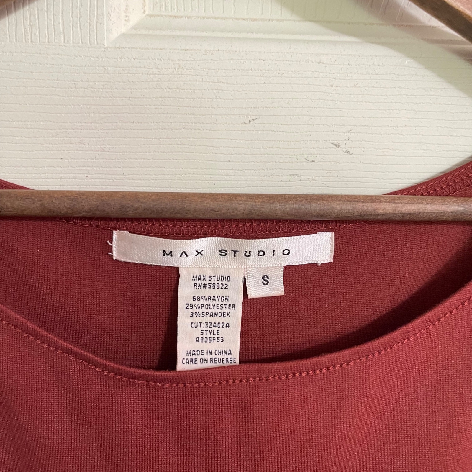 Max Studio Womens Rust Orange Patch Button Pocket… - image 2