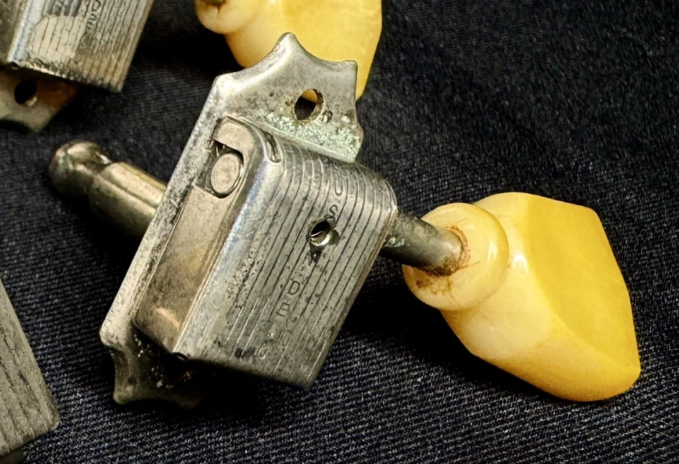 Gibson Custom Shop Kluson Reliquia envejecida Níquel Línea Única Sintonizadores de Anillo Único R9 R8 Foto 3 de 3