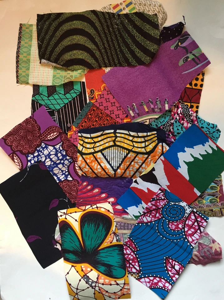 Small Scrap Pieces - African Print Fabric - Image 3 of 3