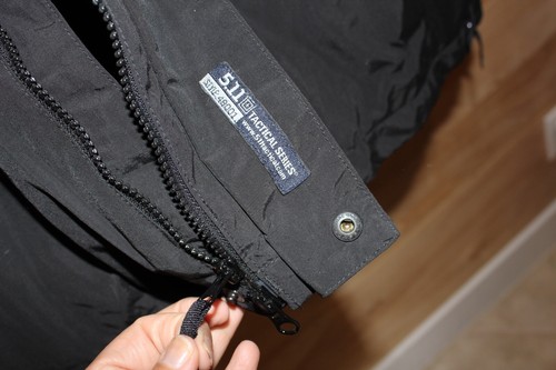 5.11 Tactical Jackets Men's 3-In-1 Parka Jacket Black 2XL w/fleece liner - Picture 5 of 8