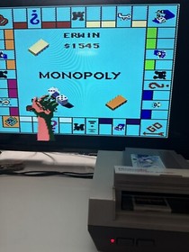 Monopoly (Nintendo NES, 1991) Complete CIB - Box, Manual, Sleeve EXCELLENT COND.