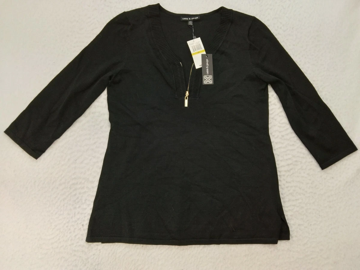 Cable and top gauge women's sweaters