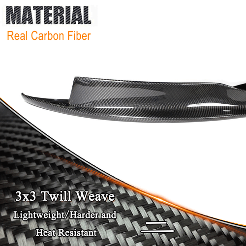 Carbon Frontlippe Frontspoiler Frontansatz für BMW 3ER E90 E92 E93 M3 Stoßstange - Picture 9 of 11