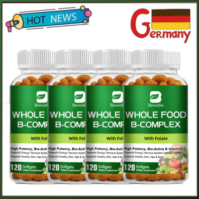 Vitamin-B-Komplex-Ergänzung -  Immunität, Stoffwechsel, Energie - 120/240/480