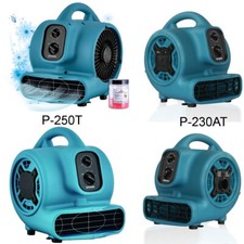 XPower Multi Blu Air Mover Utility Fan Dryer Blower con Timer per con Perle di Gel
