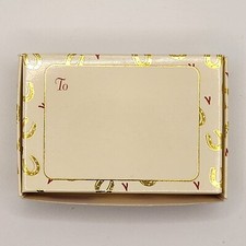 6 x Individual Cake Slice Boxes in Cream and Gold for all occasions