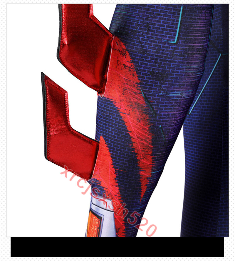 2099 Across Spider Verse Spiderman Jumpsuit Cosplay Costume Bodysuits Halloween