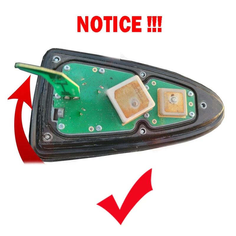 For Hyundai Sonata 2015-19 GPS Black Shark Fin Antenna Cover Signal AM/FM Aerial - Image 4 of 4