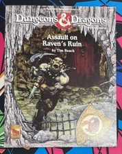 Assault on Raven’s Ruin 9350 D&D Dungeons & Dragons Module TSR 1992