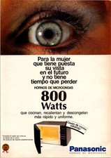 Panasonic Hornos De Microondas Original Vintage Print Ad