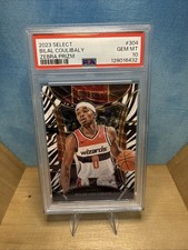 Bilal Coulibaly 2023-24 Panini Select  Mezzanine #304 Zebra Prizm (RC) PSA 10