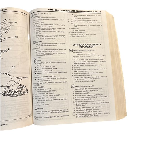 1989 Chevrolet 10-30 R V G P Light Truck Service Repair Shop Manual - Bild 6 von 8