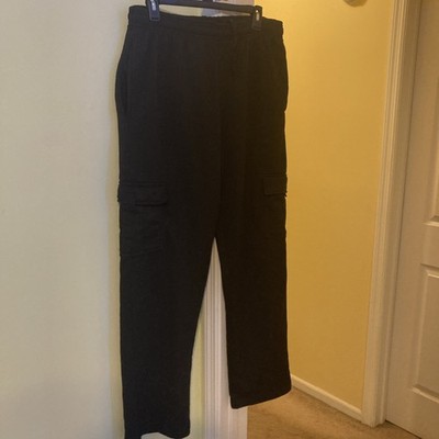 Men s Black LADA Sweatpants Large