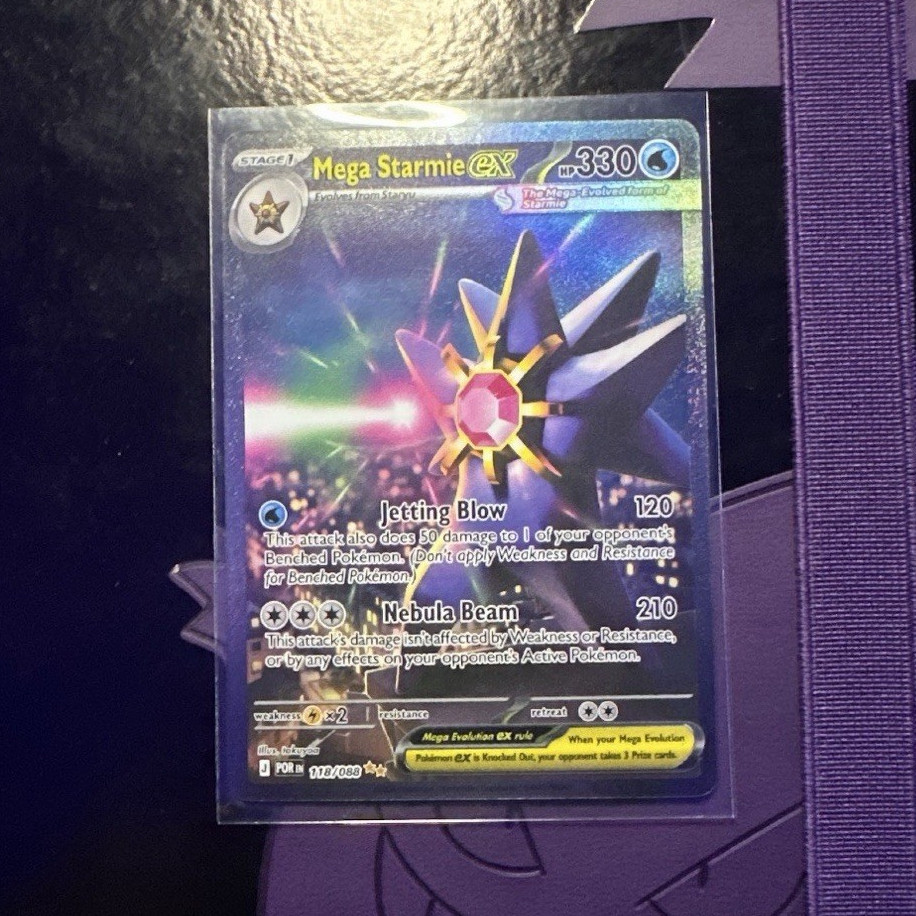 Pokemon Perfect Order Mega Starmie ex #118