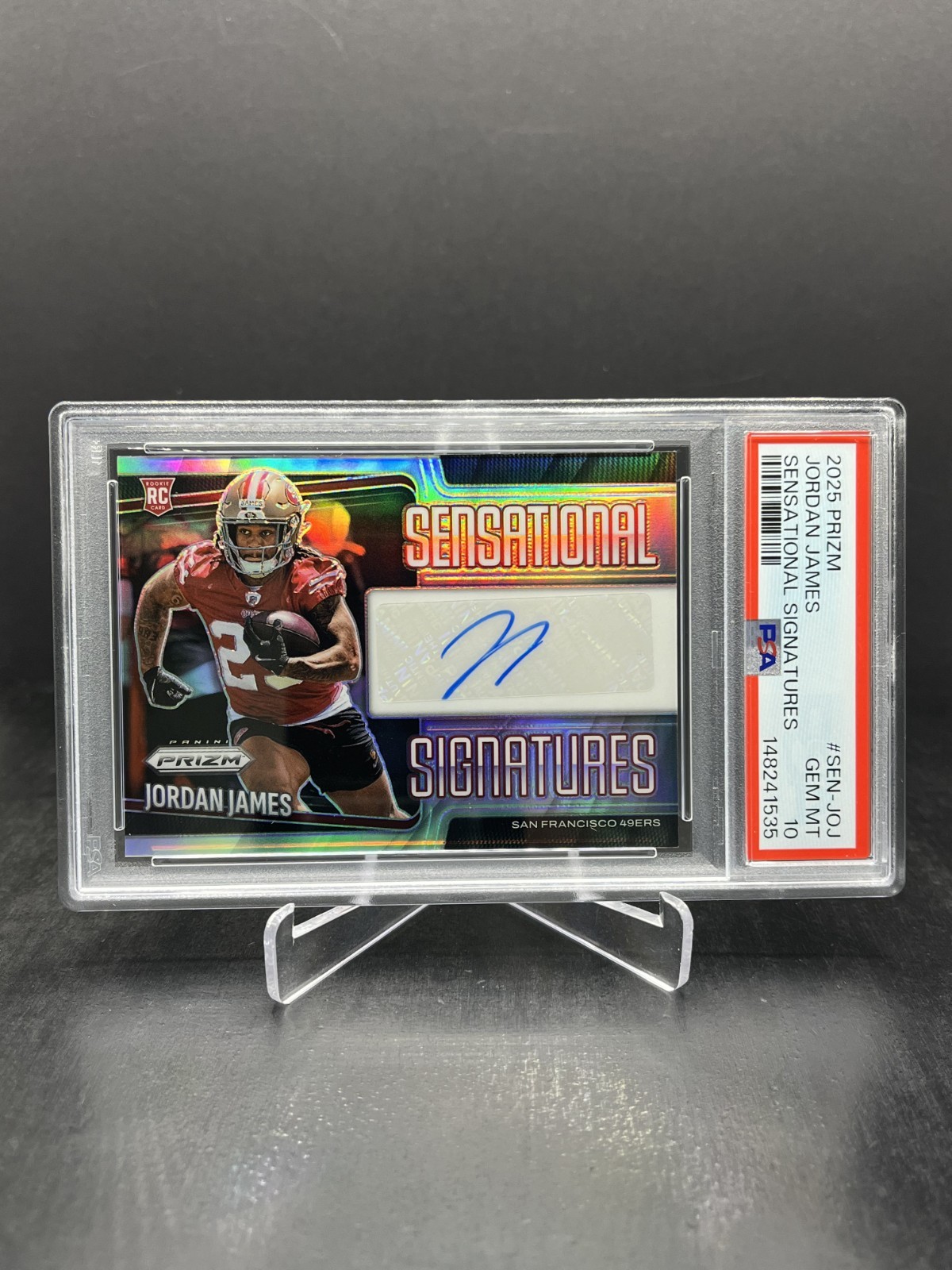 Jordan James Panini Prizm Sensational Signatures #SENJOJ Base