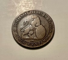 SPAIN CINCO GRAMOS - 1870