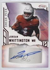 2023 SAGE Low Series Sneak Peek Auto Red Jordan Whittington #SPA-JW Auto 0c6