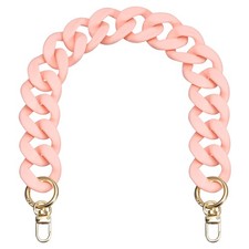 17.7" Acrylic Purse Chain Strap Handle for Shoulder Crossbody Bag Handbag Pink