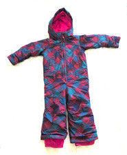Tuta da neve BURTON Kids taglia 4T Dryride 1 pezzo camera per crescere cappuccio rimovibile LEGGI!