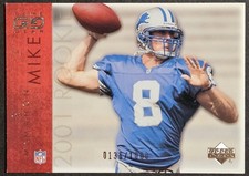 2001 Upper Deck Game Gear #91 Mike McMahon Rookie RC SP /1000 Detroit Lions