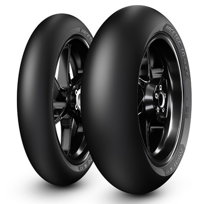 Track Day Reifen Metzeler Racetec TD Slick 120/70ZR17 & 180/55ZR17 NHS Yamaha